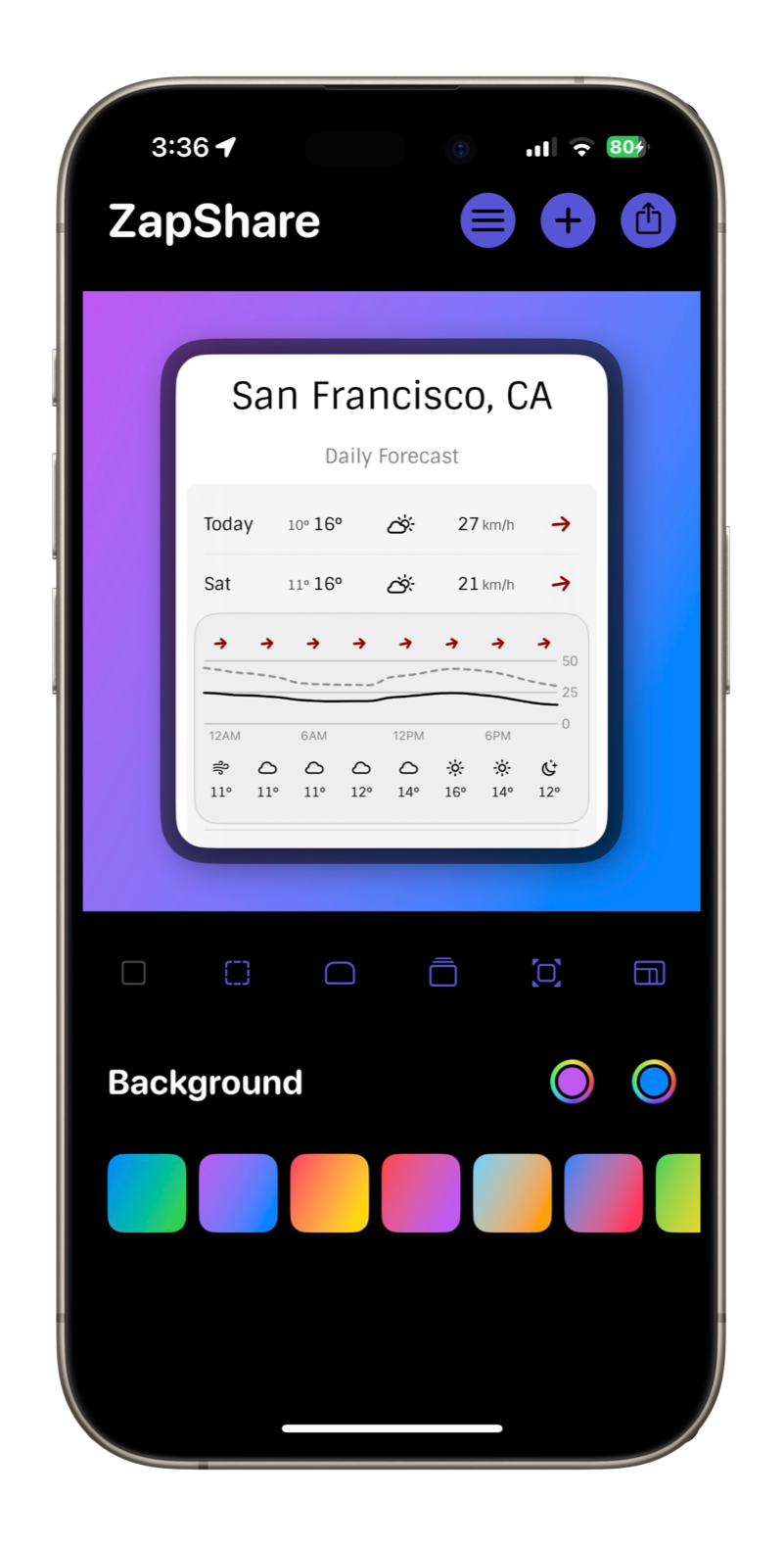 ZapShare Screenshot Editor App